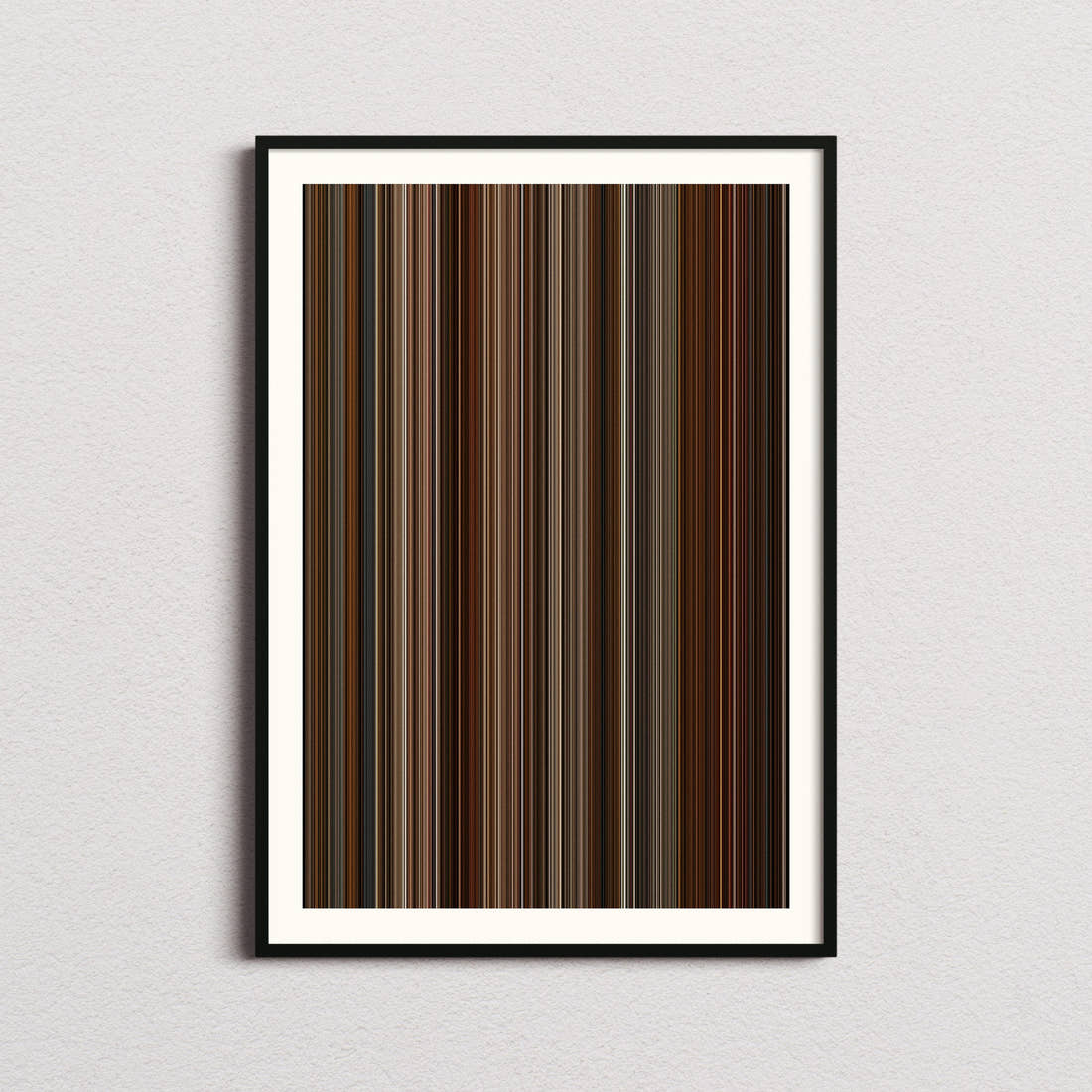 Amsterdam Movie Barcode Poster - Barcode Only