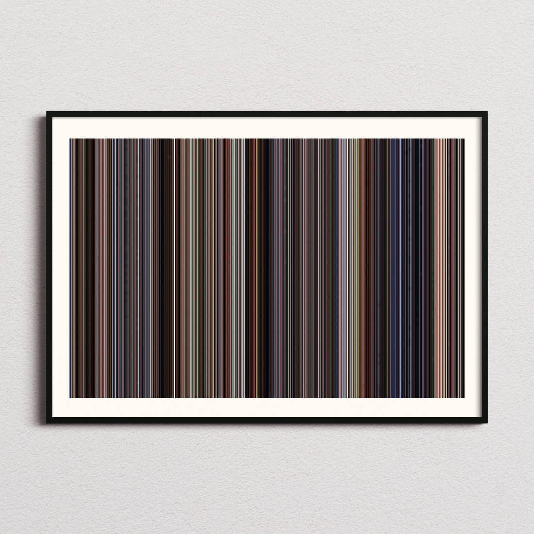 Analyze That Movie Barcode Poster - Barcode Only