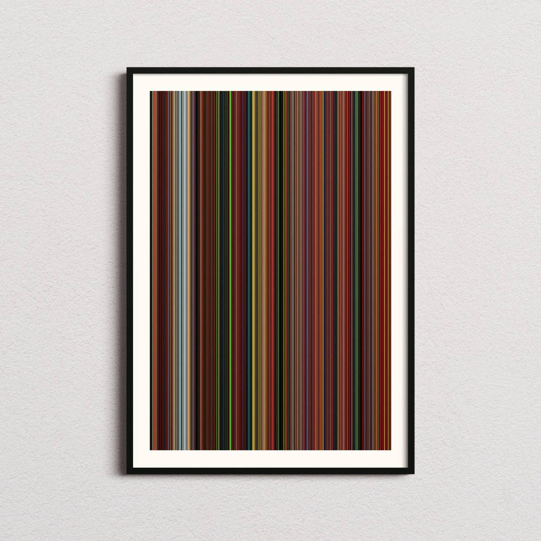 Anastasia Movie Barcode Poster - Barcode Only