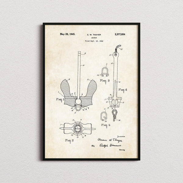 Anchor Patent Print