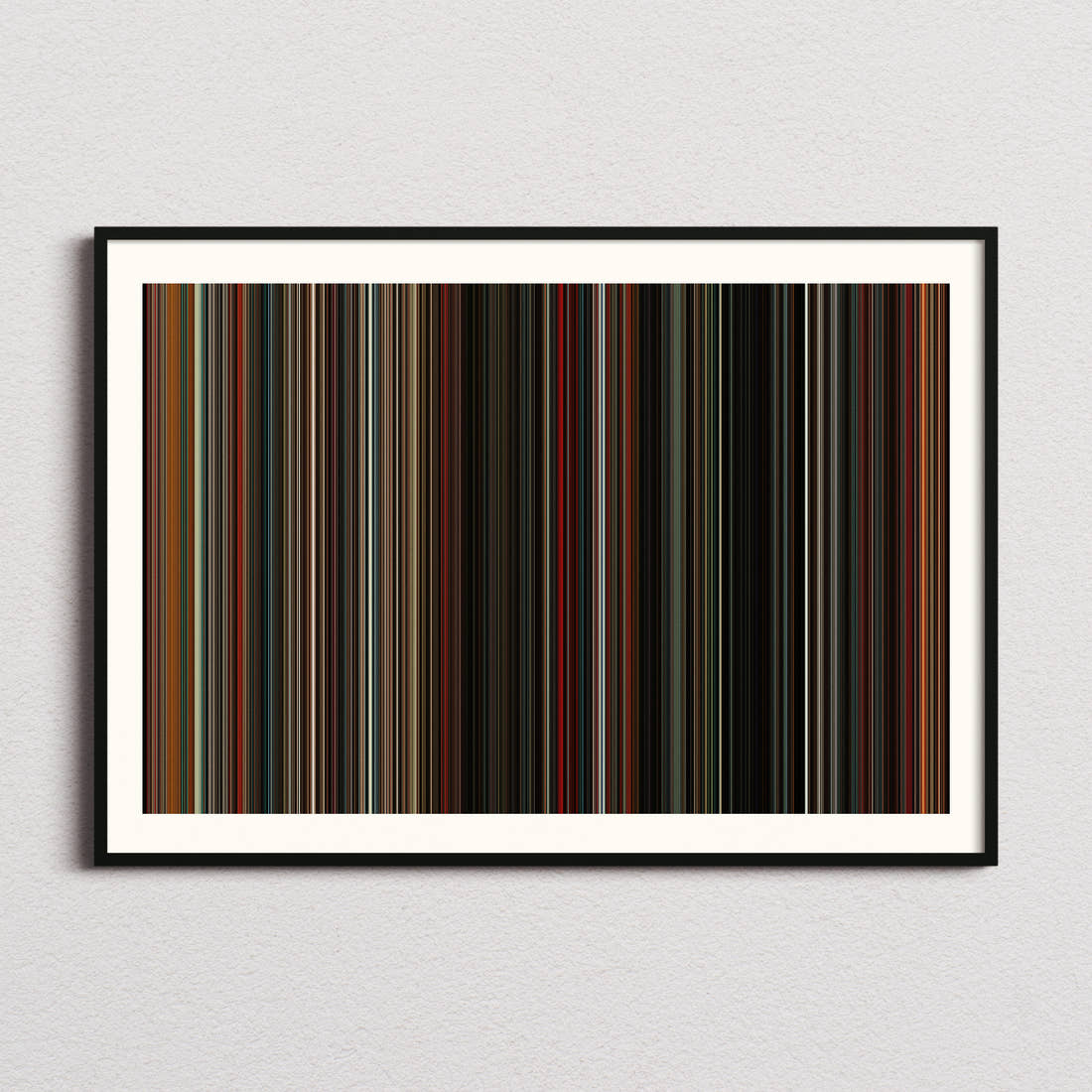 Angels & Demons Movie Barcode Poster - Barcode Only