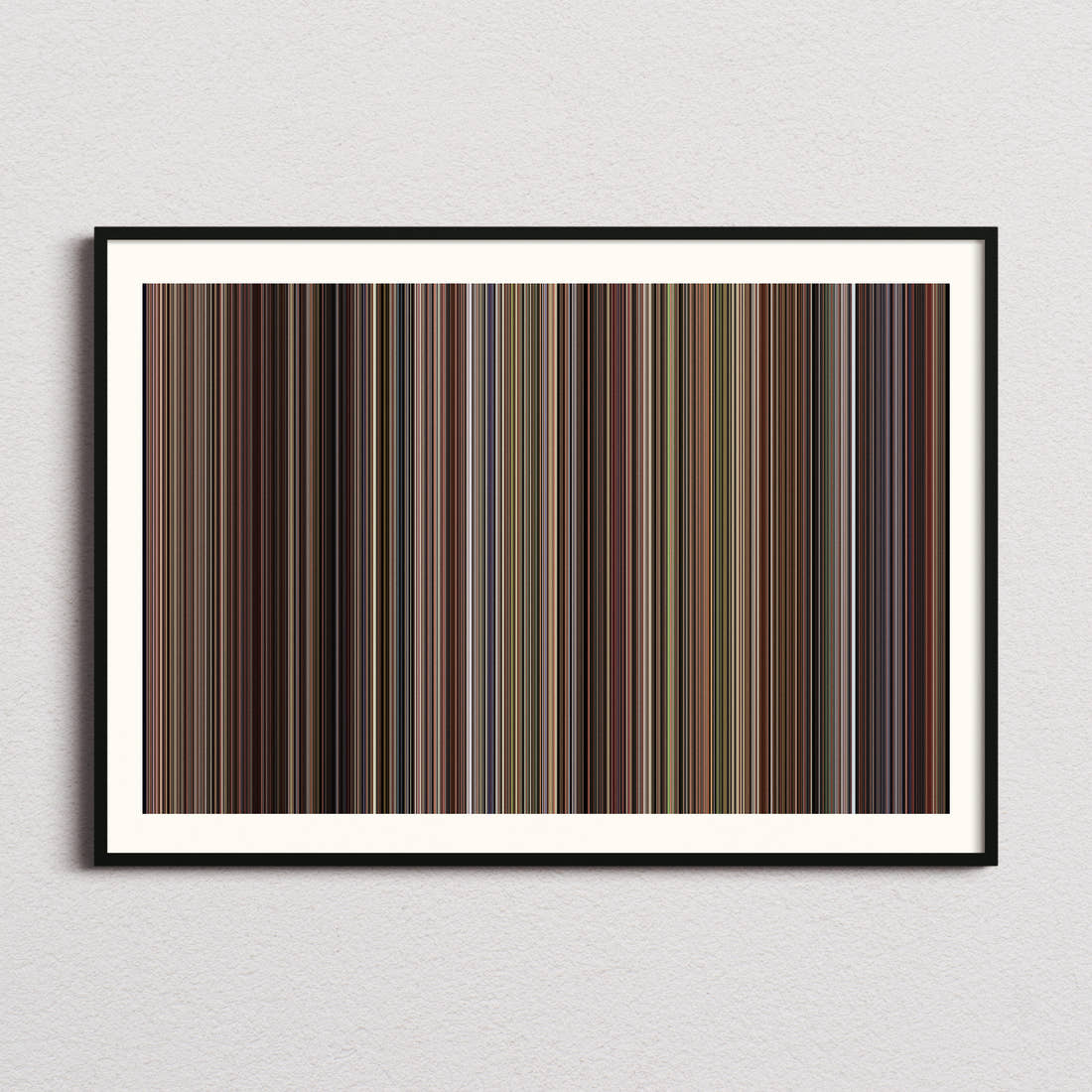 Anger Management Movie Barcode Poster - Barcode Only