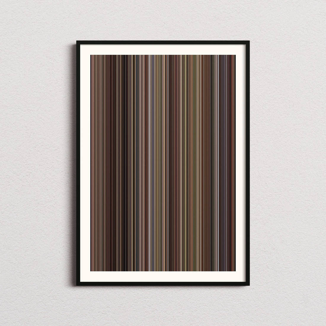 Anger Management Movie Barcode Poster - Barcode Only