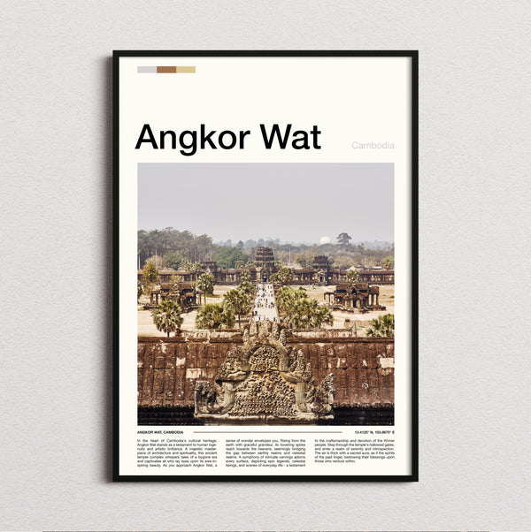 Angkor Wat - Temple Causeway - Travel Print