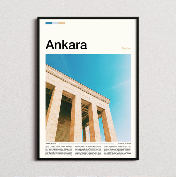 Ankara - Anitkabir Colonnade - Travel Print