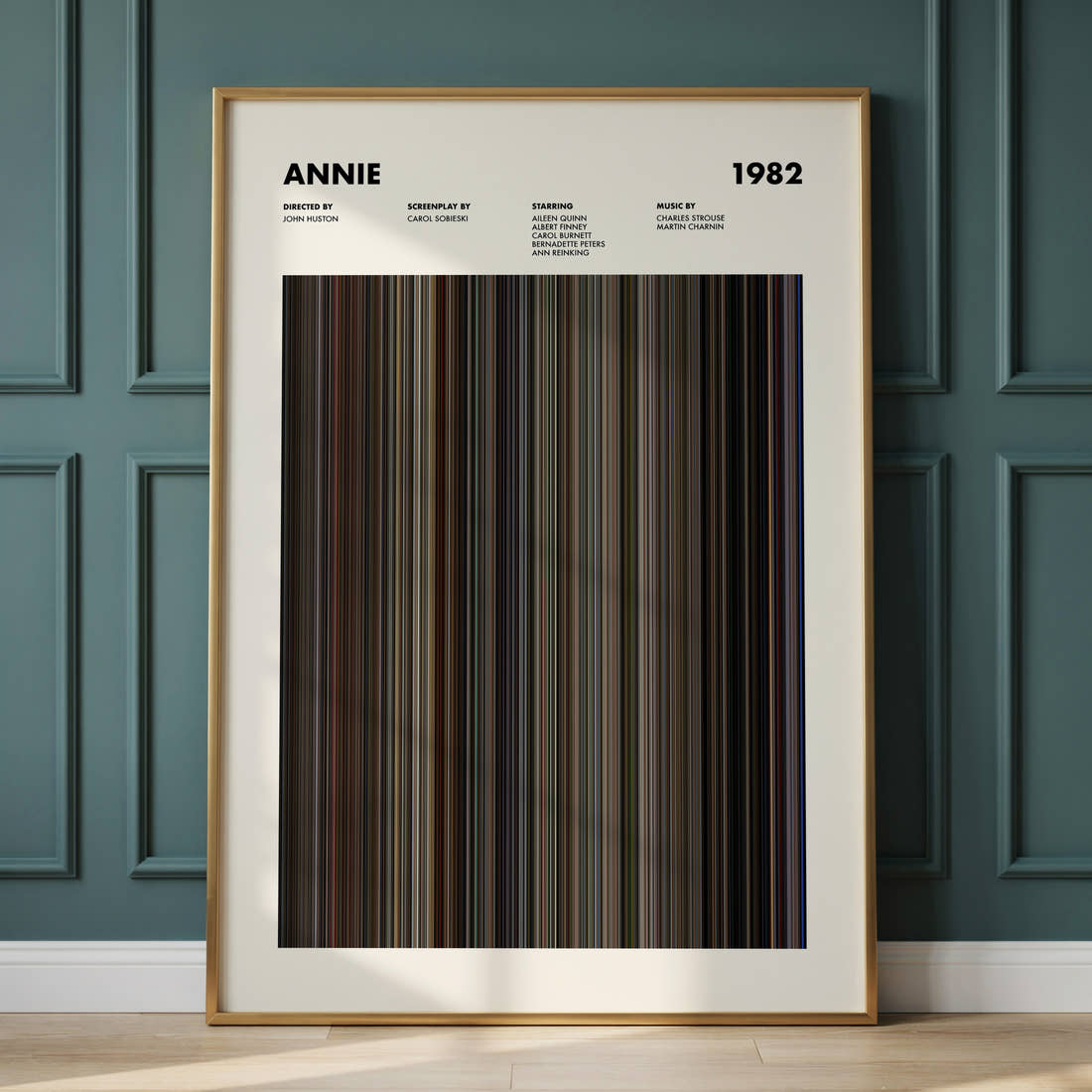 Annie Movie Barcode Poster