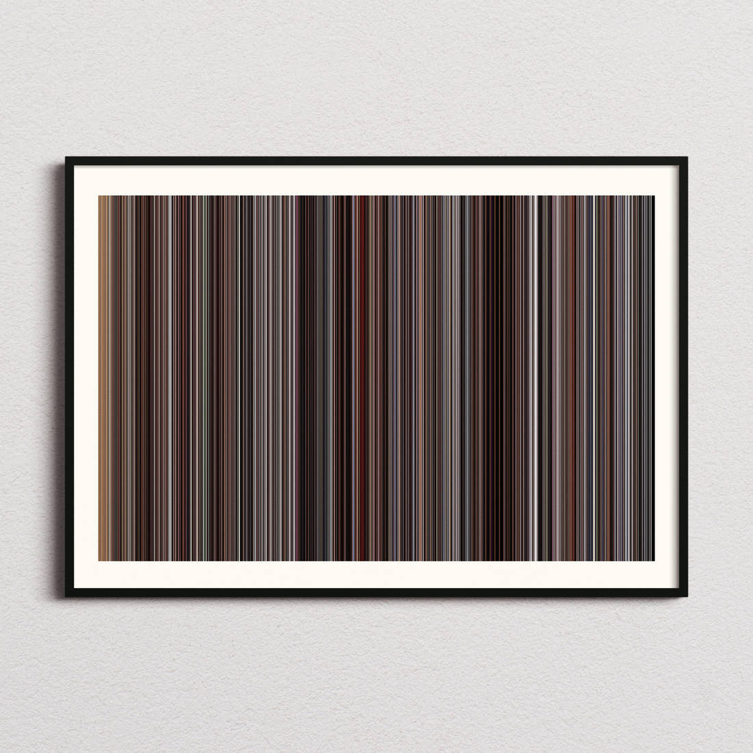 Annie Hall Movie Barcode Poster - Barcode Only