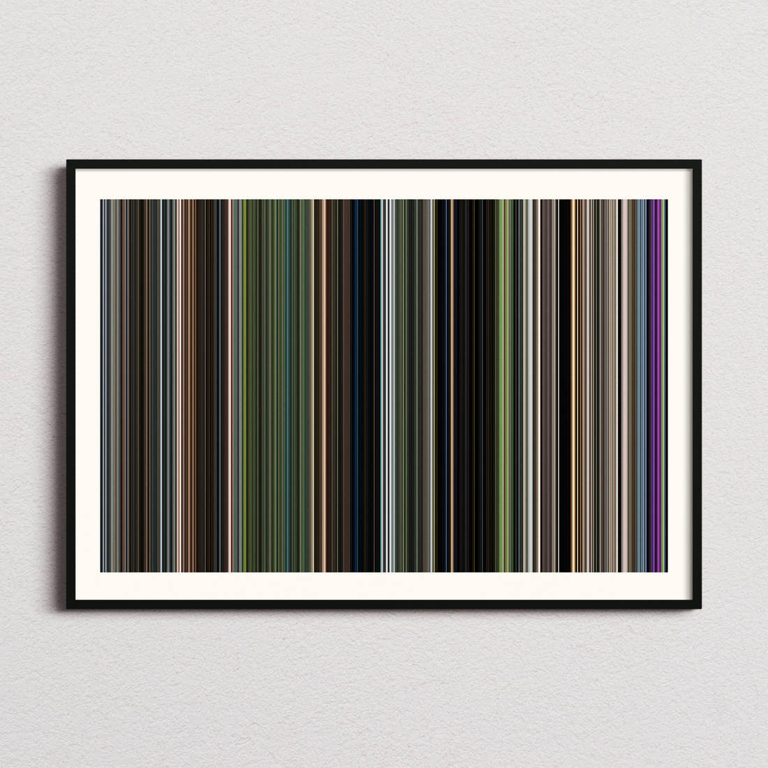 Annihilation Movie Barcode Poster - Barcode Only