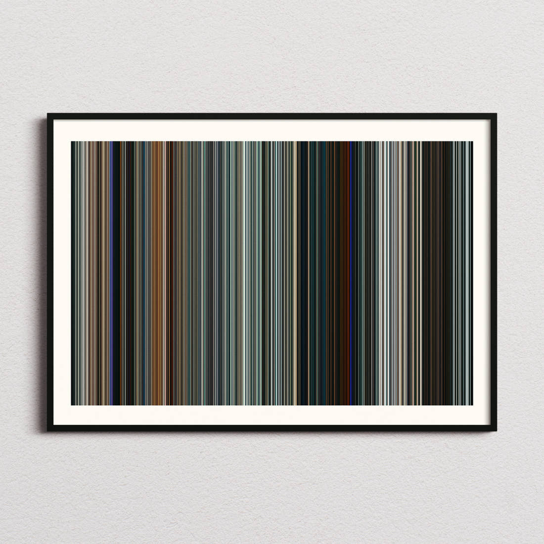 Anora Movie Barcode Poster - Barcode Only