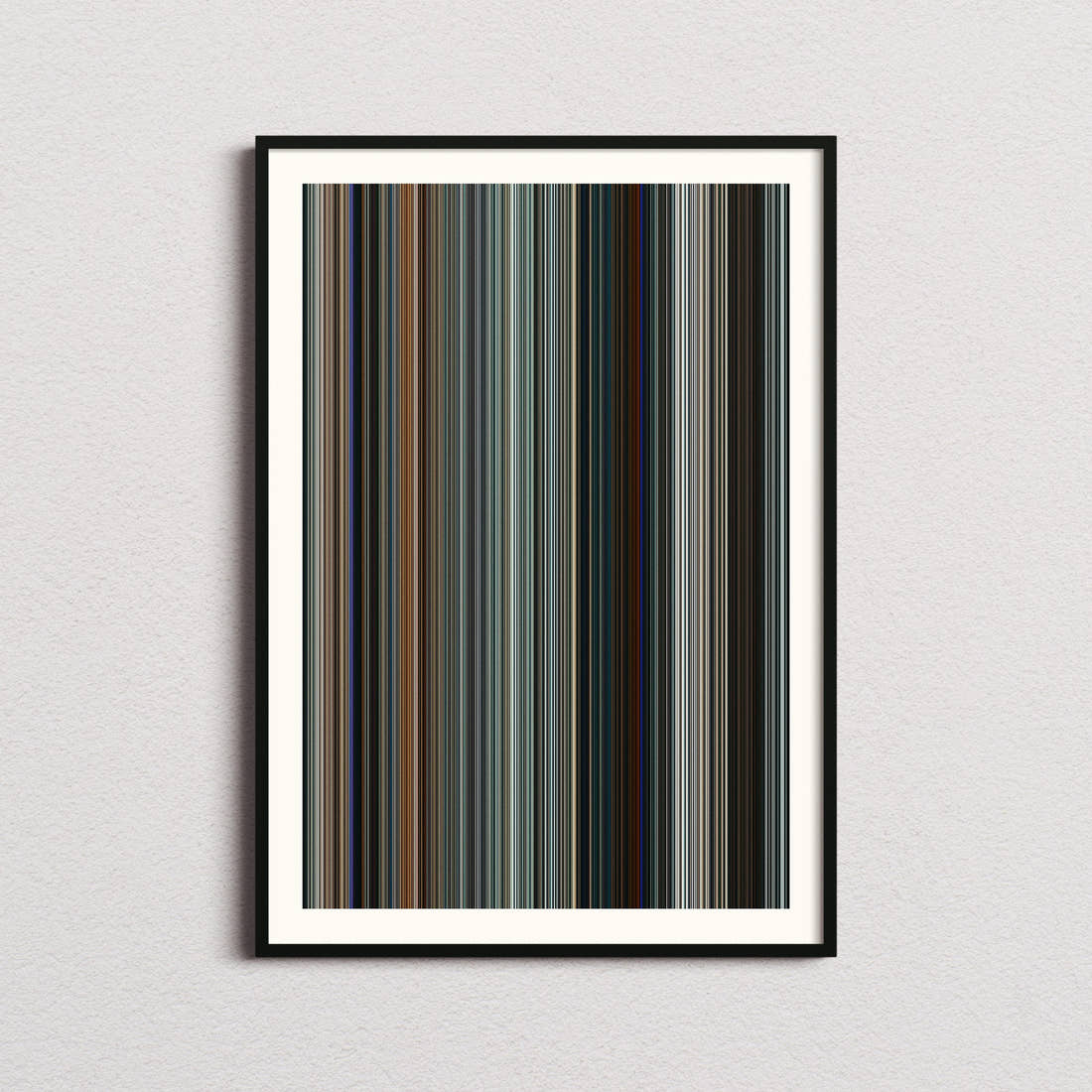 Anora Movie Barcode Poster - Barcode Only