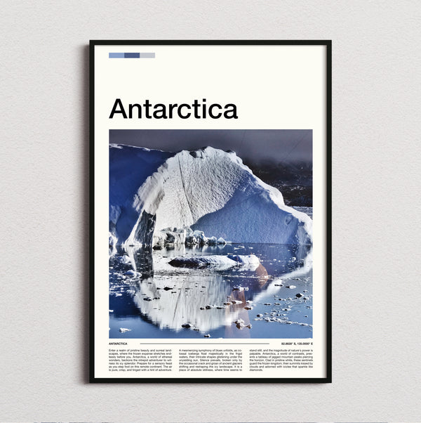 Antarctica - Iceberg Arch - Travel Print