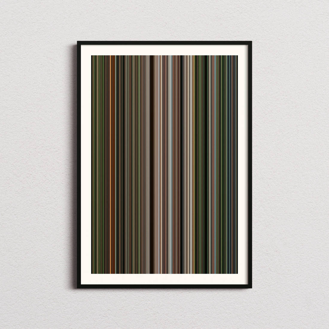 Apocalypto Movie Barcode Poster - Barcode Only