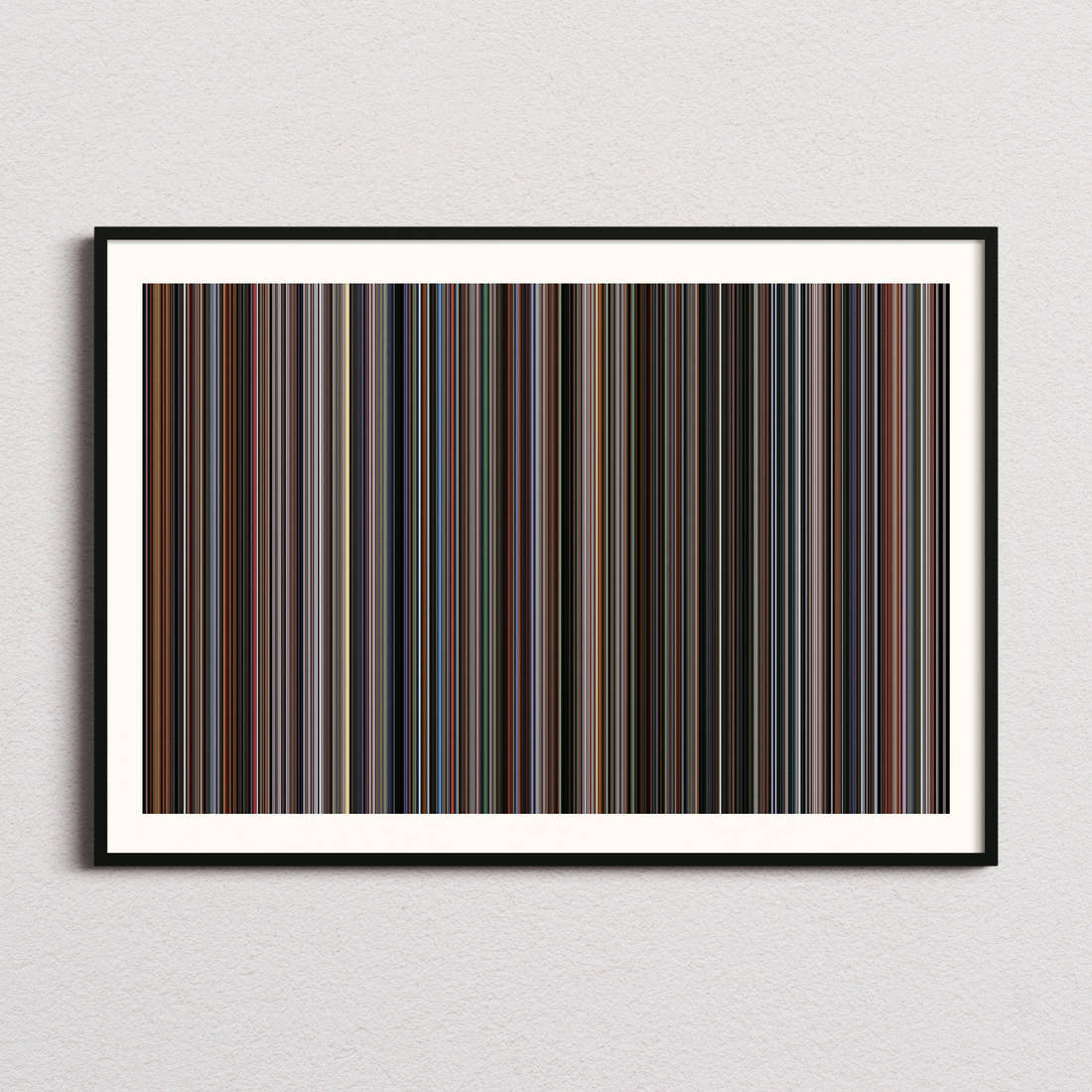 Apollo 13 Movie Barcode Poster - Barcode Only