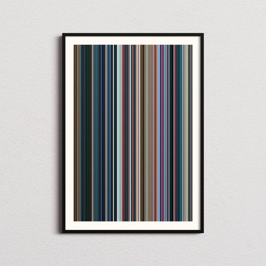 Aquaman Movie Barcode Poster - Barcode Only