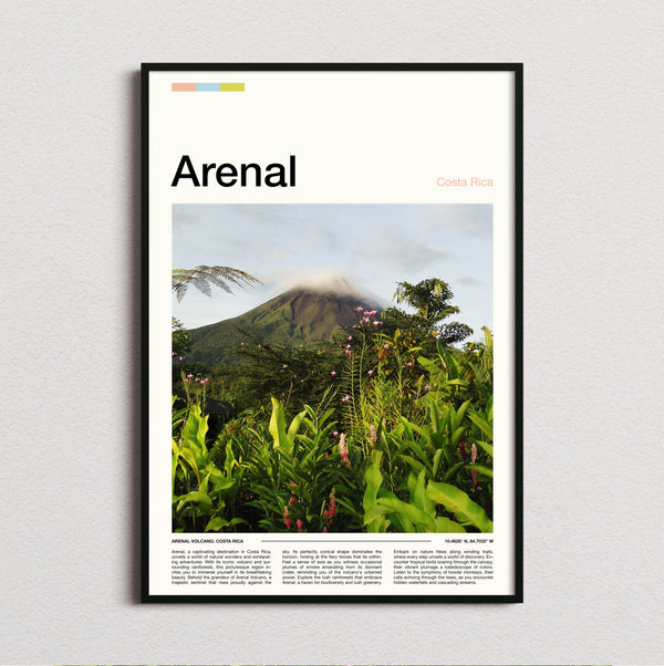 Arenal - Volcano Above The Jungle - Travel Print