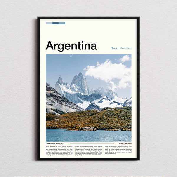 Argentina - Mount Fitz Roy - Travel Print