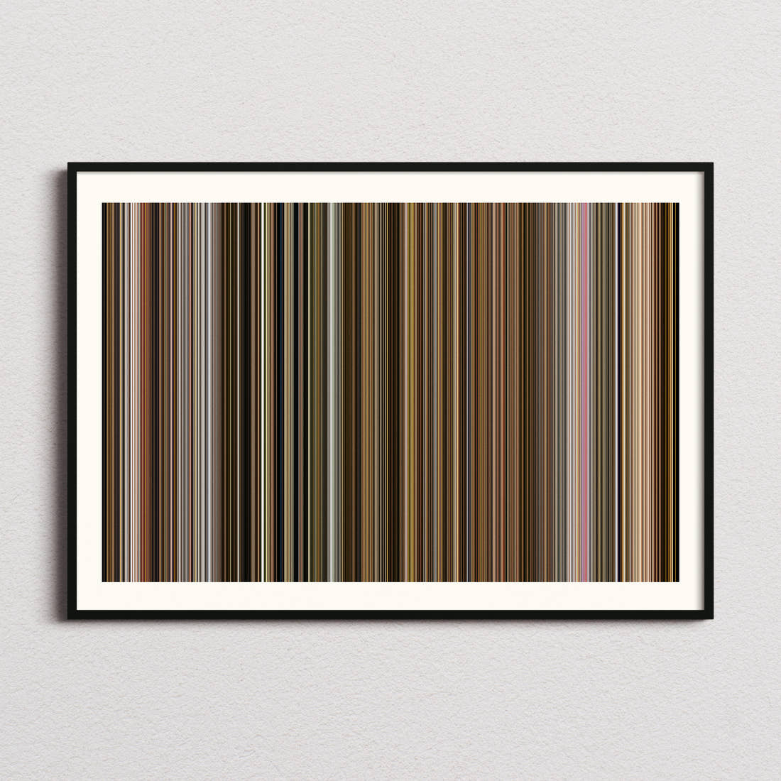Argylle Movie Barcode Poster - Barcode Only