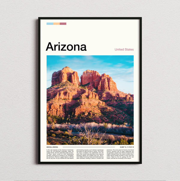 Arizona - Cathedral Rock - Travel Print