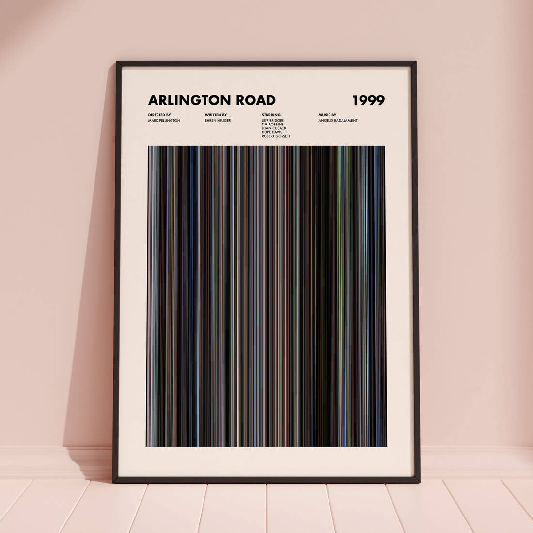 Arlington Road Movie Barcode Poster