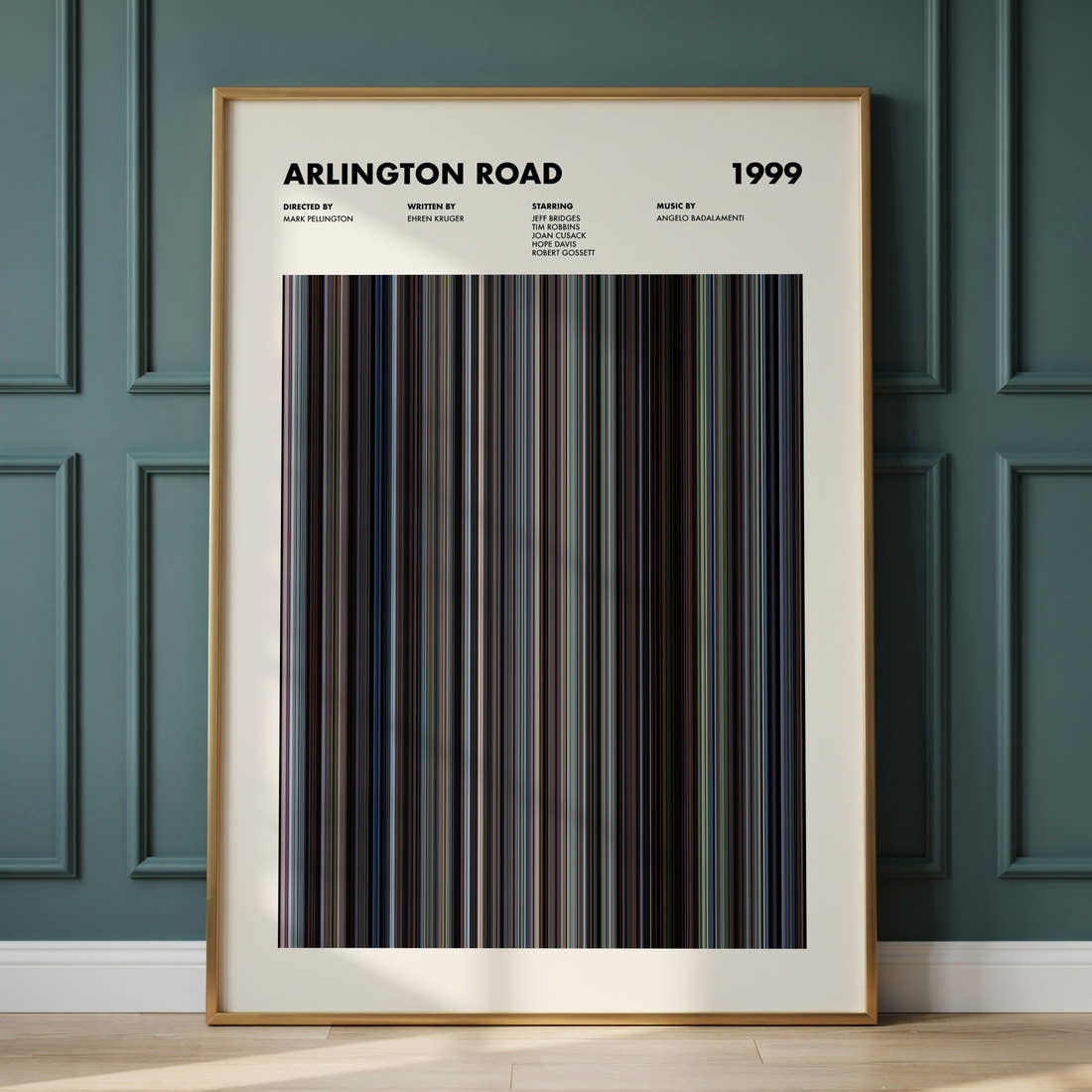 Arlington Road Movie Barcode Poster
