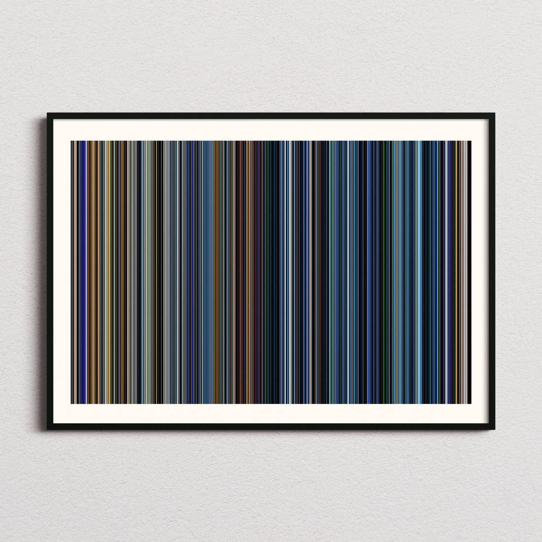Armageddon Movie Barcode Poster - Barcode Only