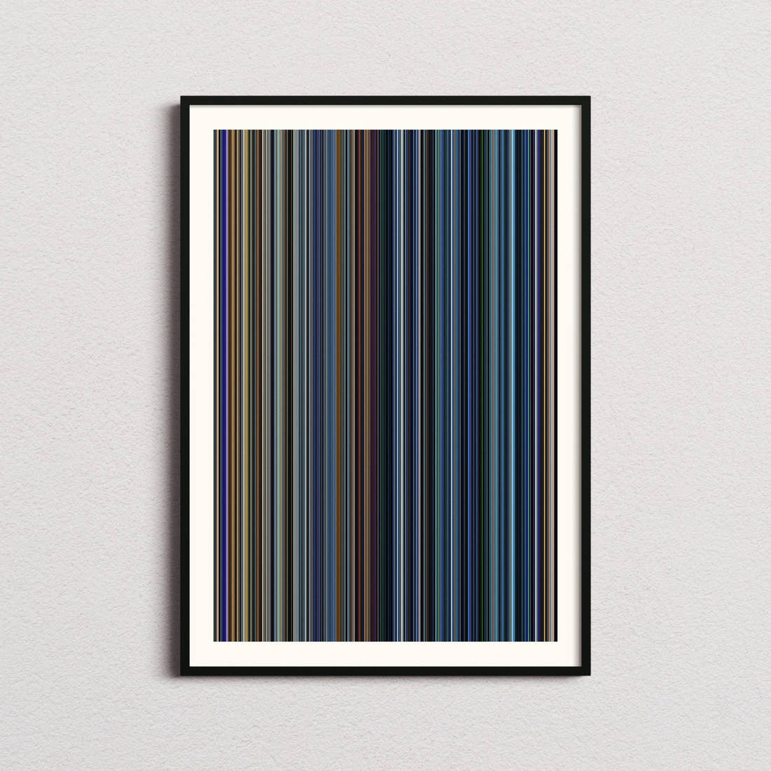 Armageddon Movie Barcode Poster - Barcode Only