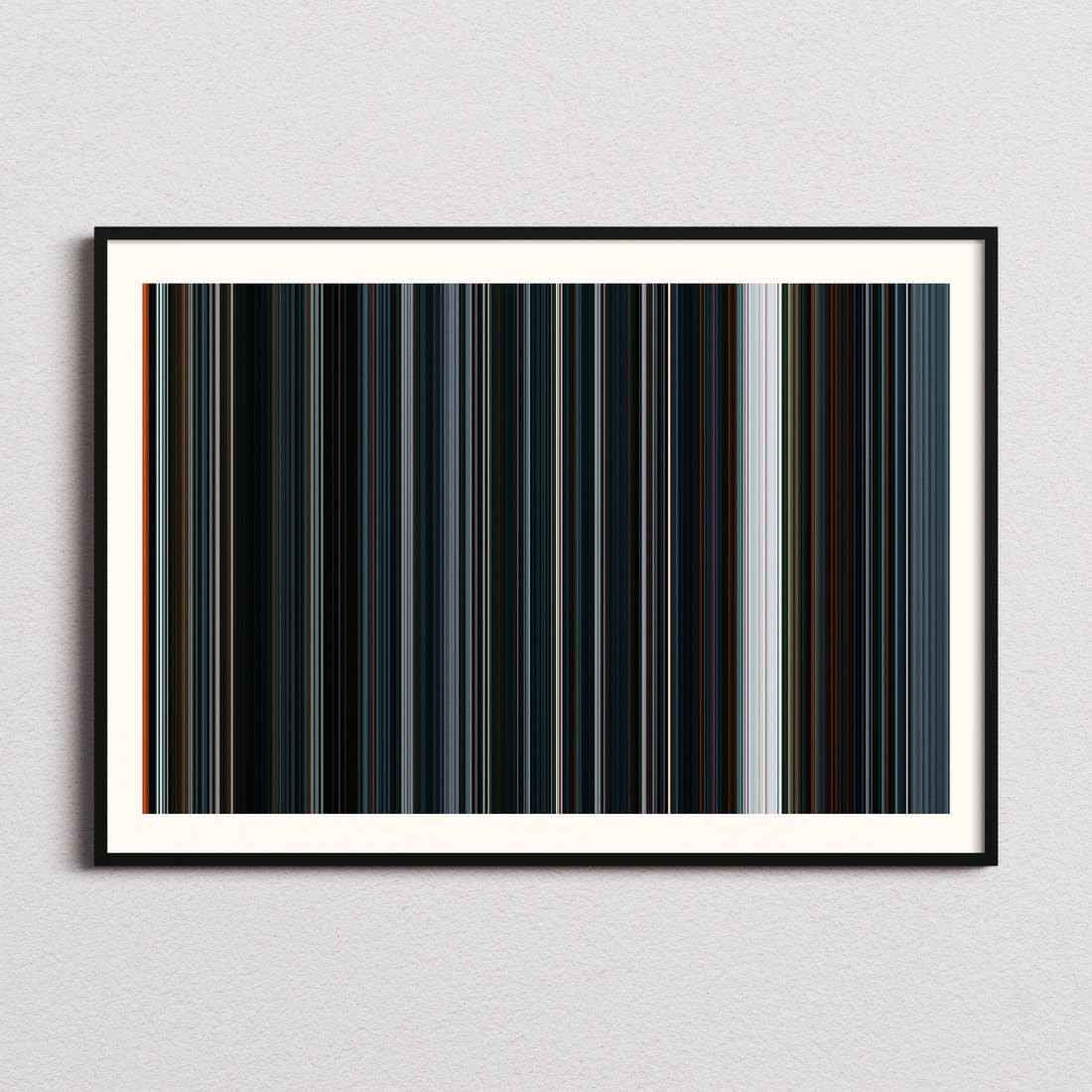 Arrival Movie Barcode Poster - Barcode Only