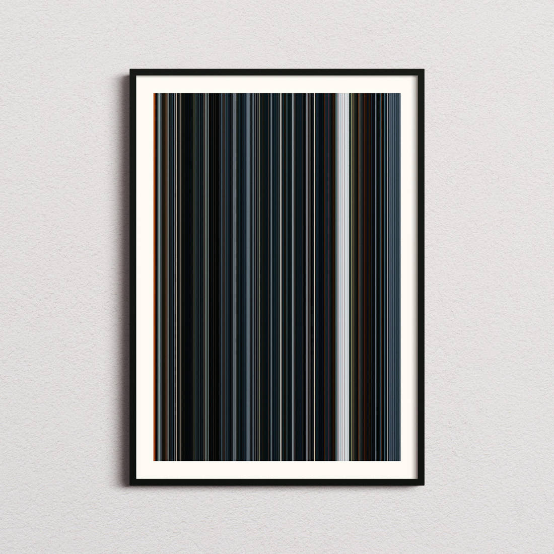 Arrival Movie Barcode Poster - Barcode Only