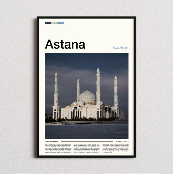 Astana - Hazrat Sultan Mosque - Travel Print