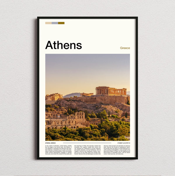 Athens - Acropolis Hill - Travel Print
