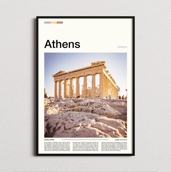 Athens - The Parthenon - Travel Print