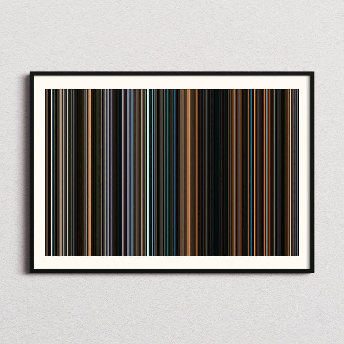 Atlas Movie Barcode Poster - Barcode Only