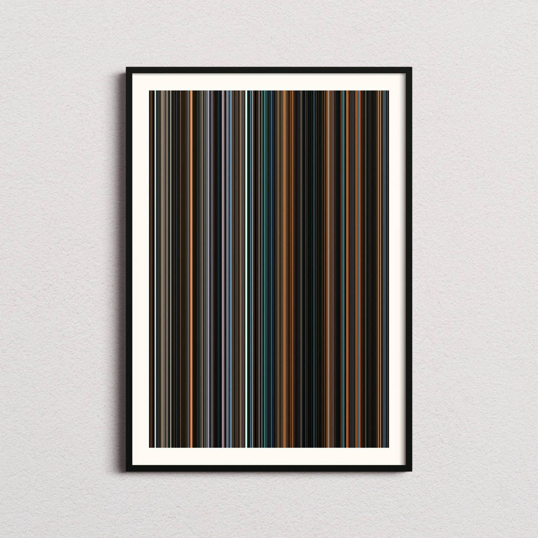 Atlas Movie Barcode Poster - Barcode Only