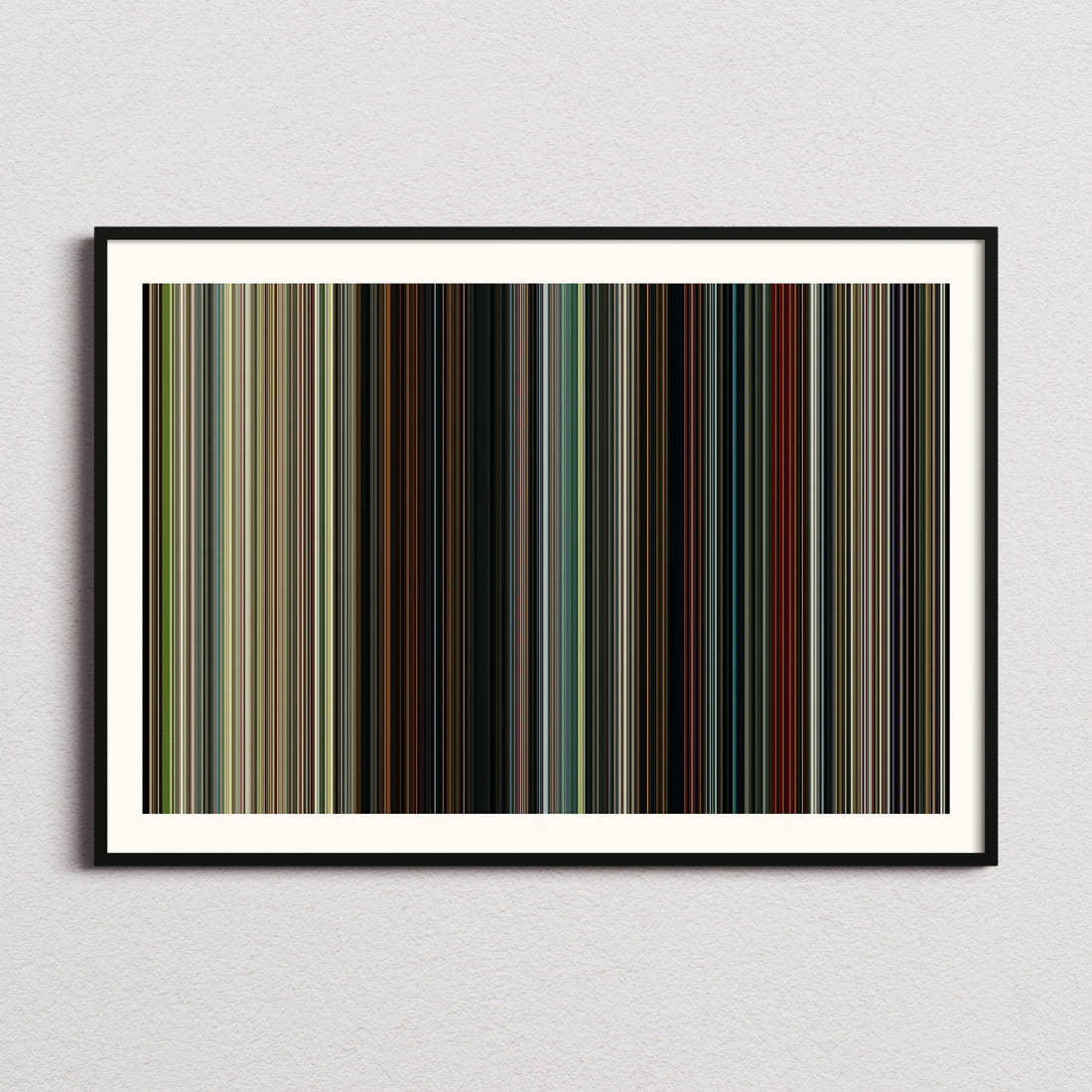 Atonement Movie Barcode Poster - Barcode Only