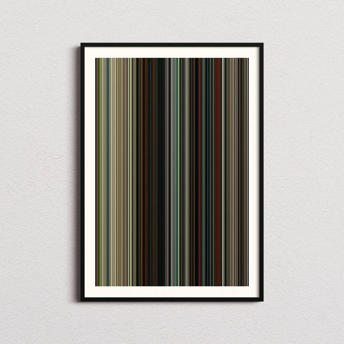 Atonement Movie Barcode Poster - Barcode Only