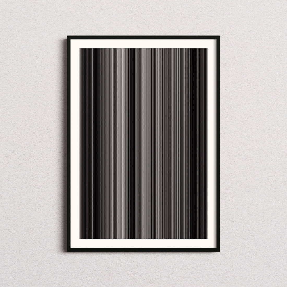Attack of the 50 Foot Woman Movie Barcode Poster - Barcode Only