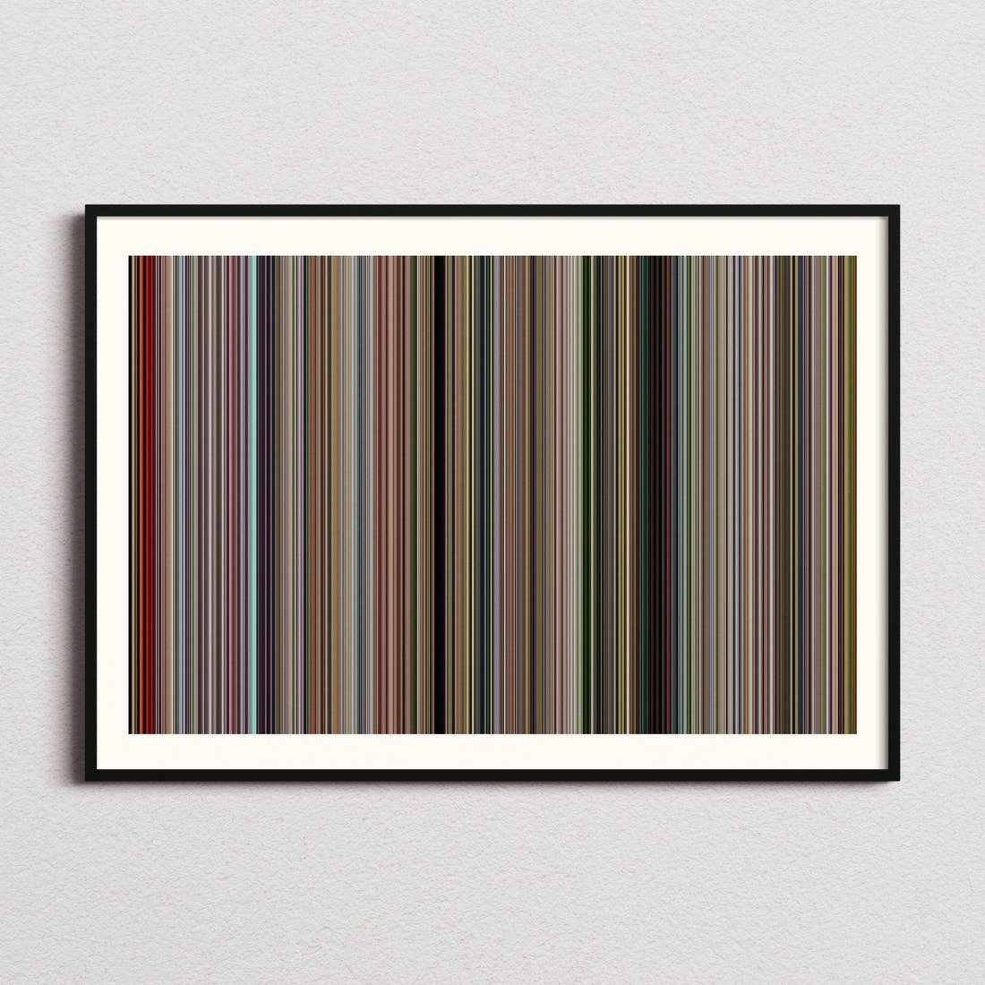 Attack of the Killer Tomatoes Movie Barcode Poster - Barcode Only