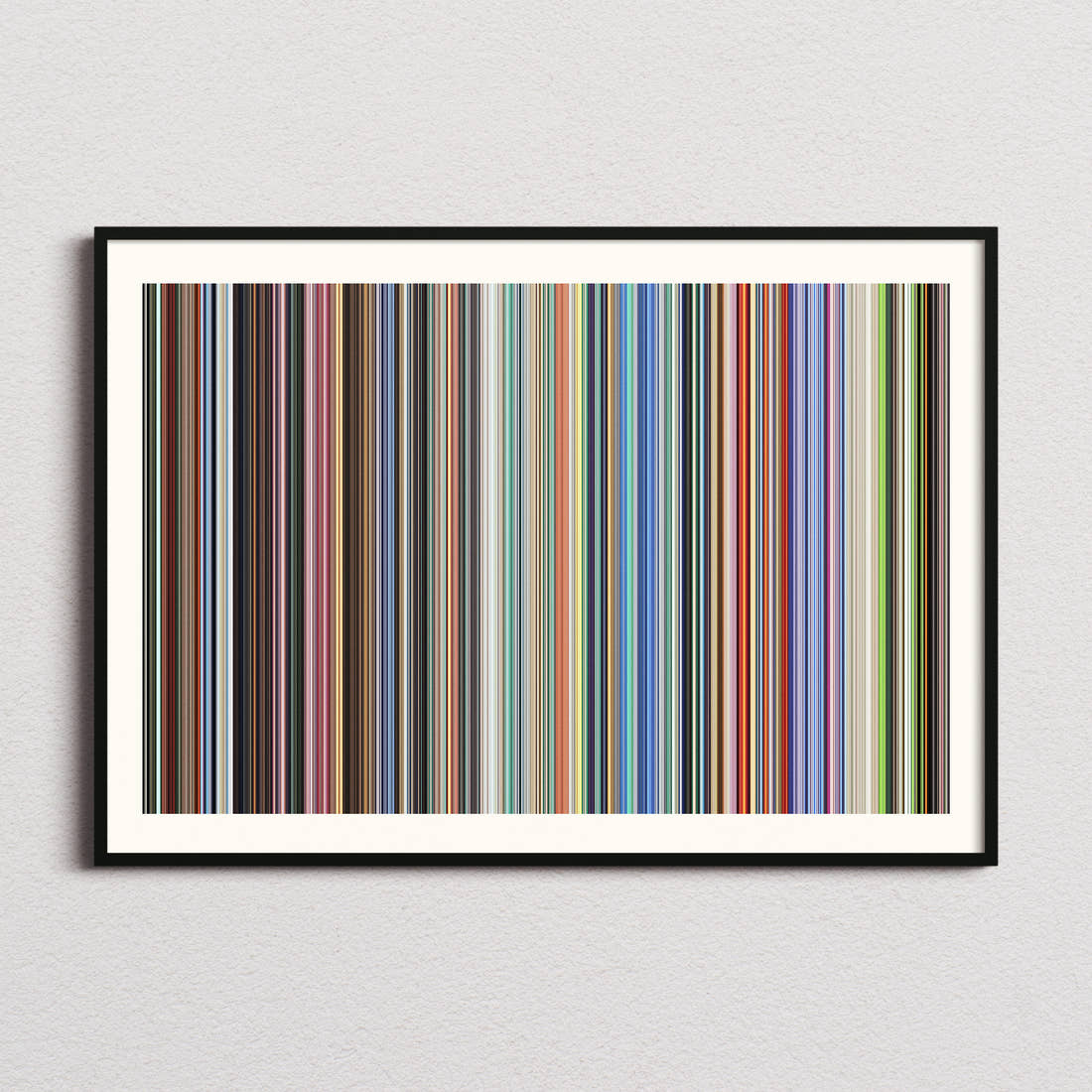 Attack on Titan: The Last Attack Movie Barcode Poster - Barcode Only