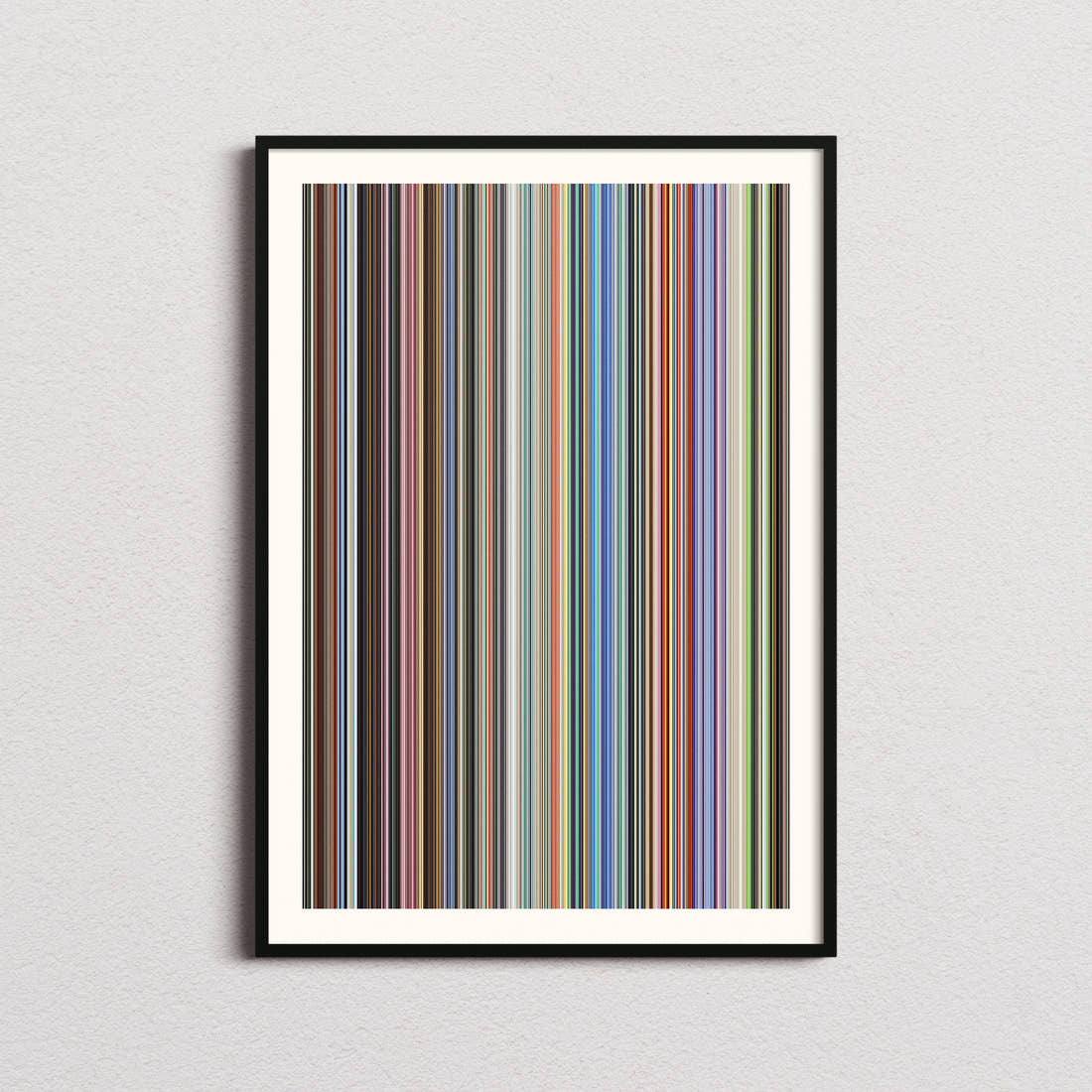 Attack on Titan: The Last Attack Movie Barcode Poster - Barcode Only