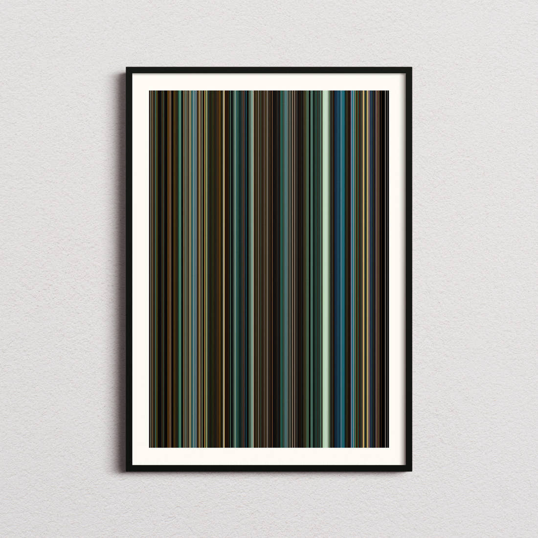 Attack the Block Movie Barcode Poster - Barcode Only