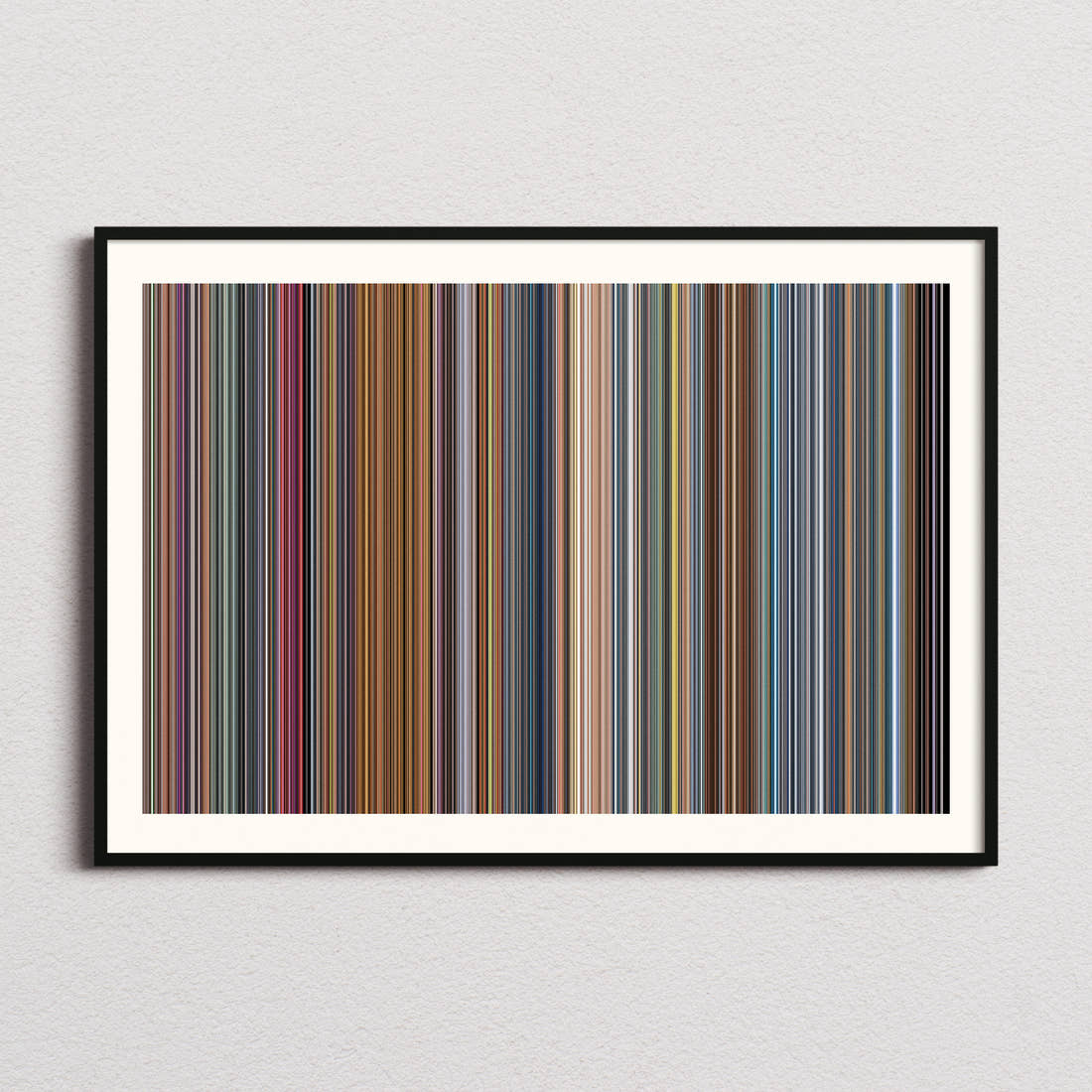 Austin Powers in Goldmember Movie Barcode Poster - Barcode Only
