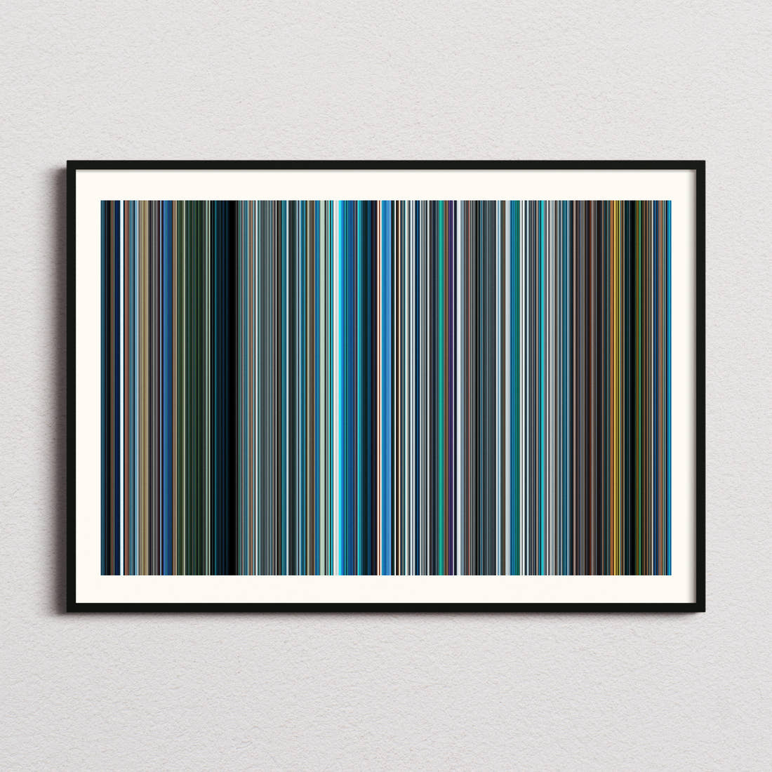 Avatar: The Way of Water Movie Barcode Poster - Barcode Only