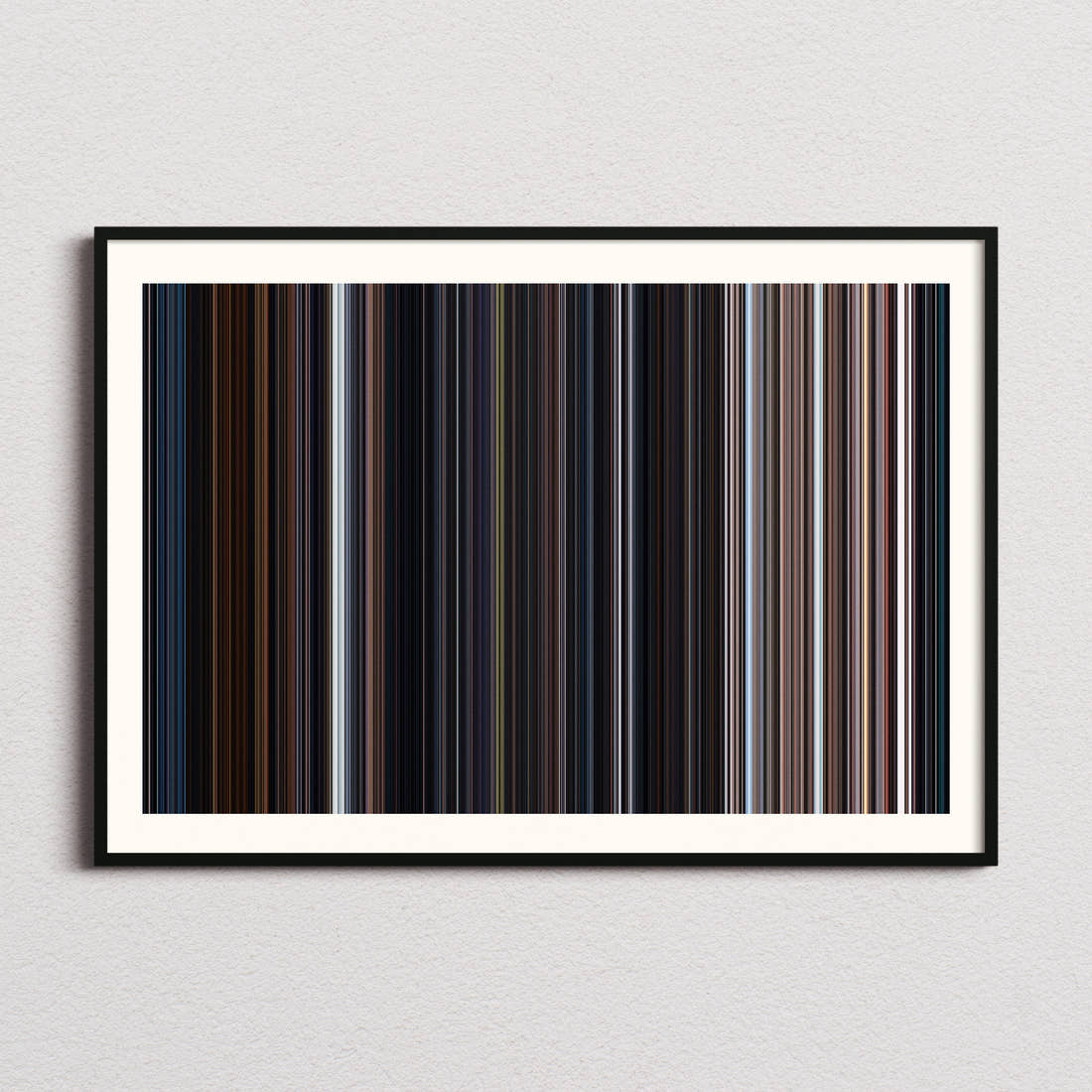 Avengers Assemble Movie Barcode Poster - Barcode Only