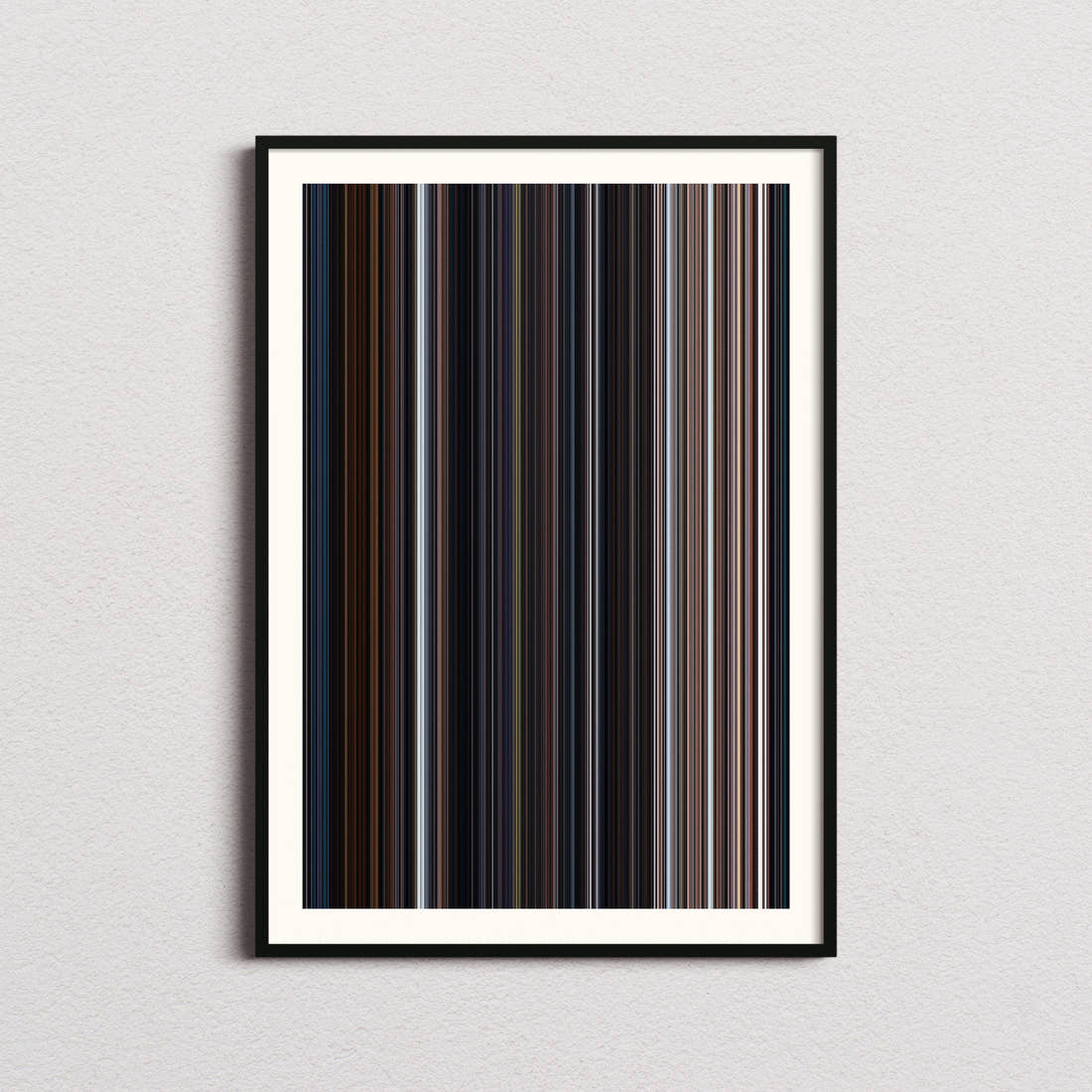 Avengers Assemble Movie Barcode Poster - Barcode Only