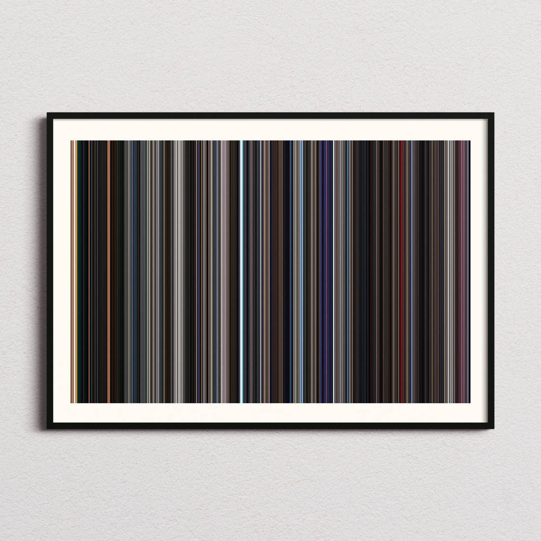 Avengers: Endgame Movie Barcode Poster - Barcode Only
