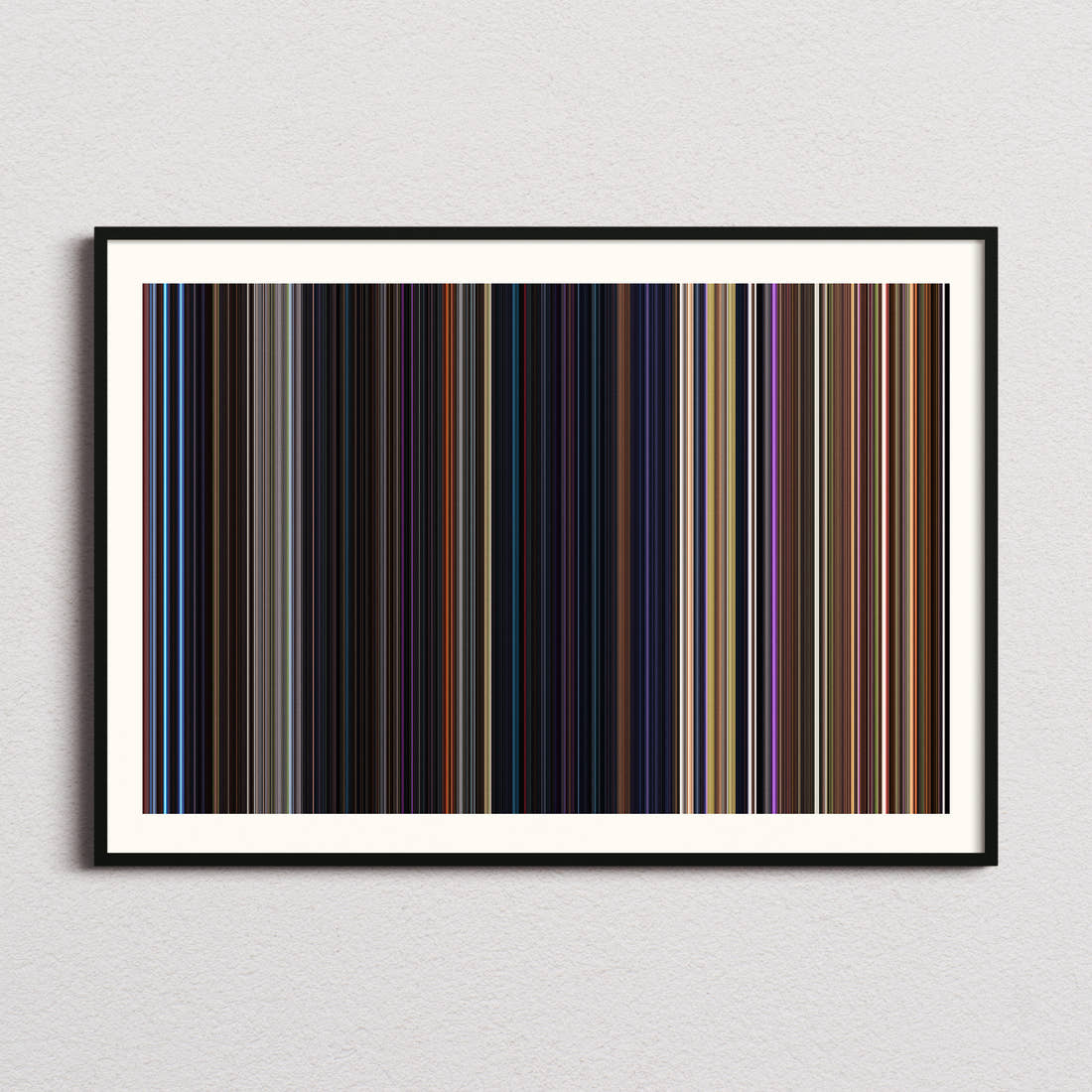 Avengers: Infinity War Movie Barcode Poster - Barcode Only