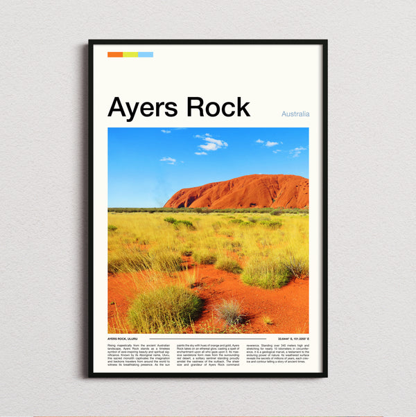 Ayers Rock - Uluru - Travel Print
