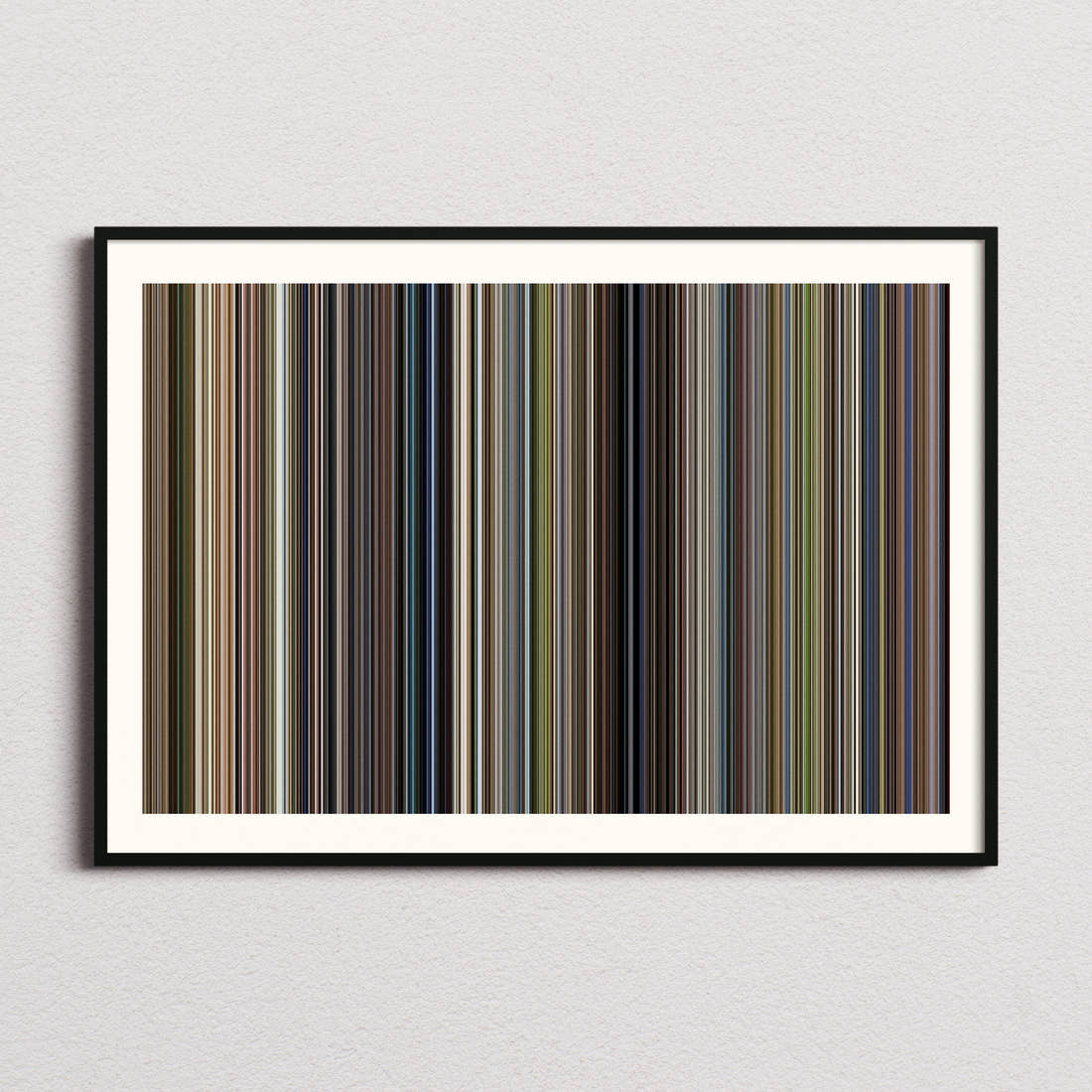 Babam ve Oğlum Movie Barcode Poster - Barcode Only