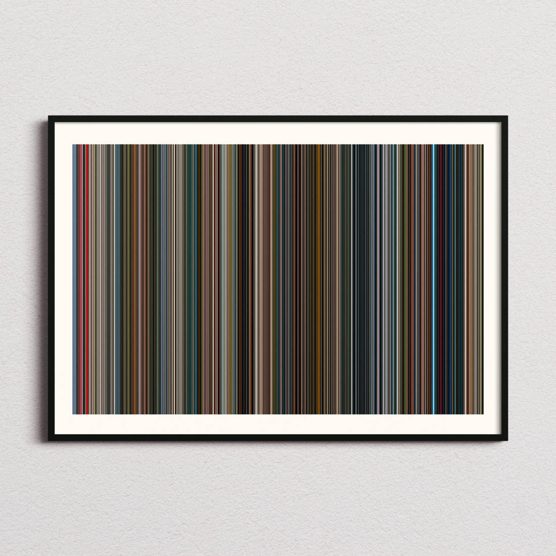Baby Driver Movie Barcode Poster - Barcode Only