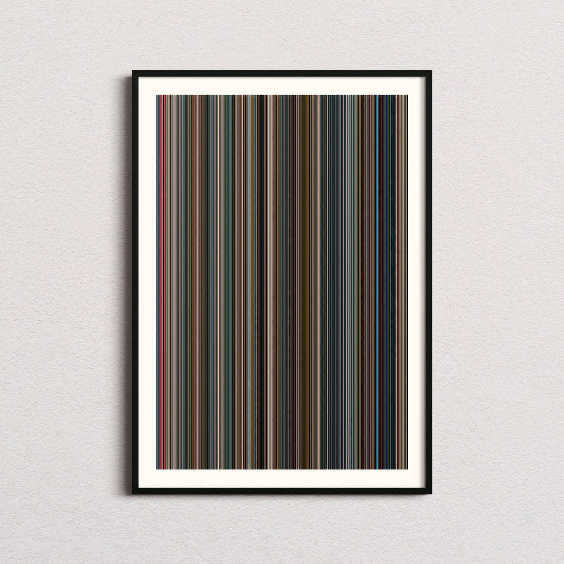 Baby Driver Movie Barcode Poster - Barcode Only